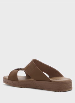 Robert Wood Buckle Detail Arabic Sandals  - Image 3