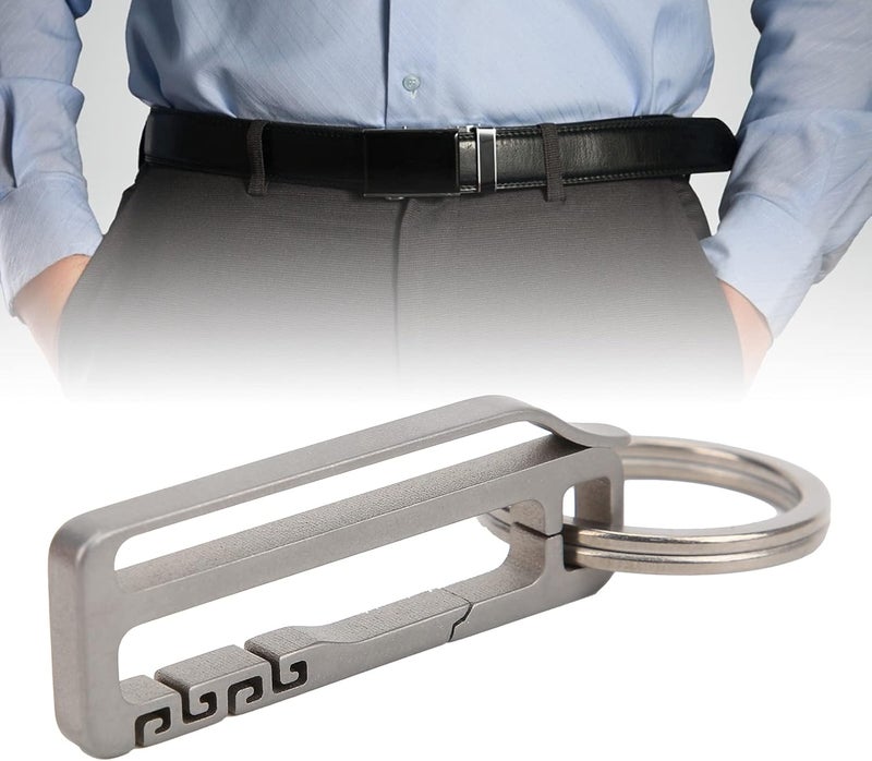 Alloy Belt Hang Buckle Key Chain Holder, Single Layer, 5.2cm Durable Lightweight Clip - Rust - Proof, Anti - Allergic Design for Secure Waist Hanging, Casual & Sports (Buckle style) - Image 3
