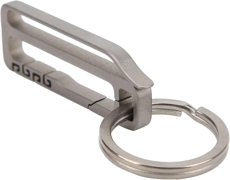 Alloy Belt Hang Buckle Key Chain Holder, Single Layer, 5.2cm Durable Lightweight Clip - Rust - Proof, Anti - Allergic Design for Secure Waist Hanging, Casual & Sports (Buckle style) - Image 1