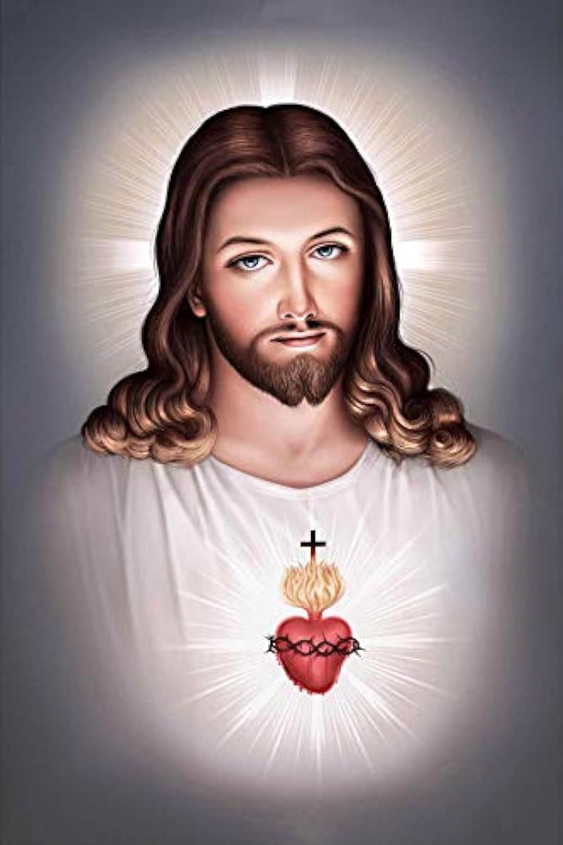 HOME TROVE  Lord Jesus Christ Painting Poster Waterproof Vinyl Sticker for Home Decor || (12X18 inches) can1525-1 - Image 4