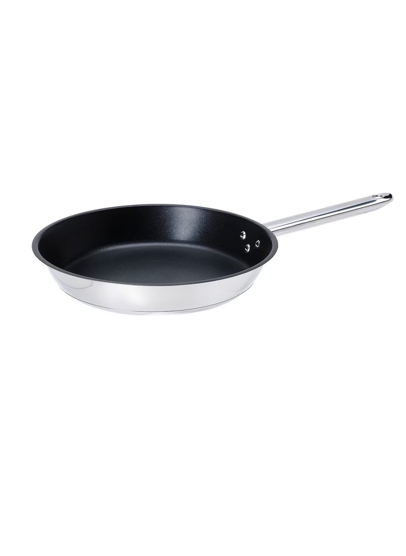 Generic - Frying pan stainless steel non stick coating 28 cm - Image 1