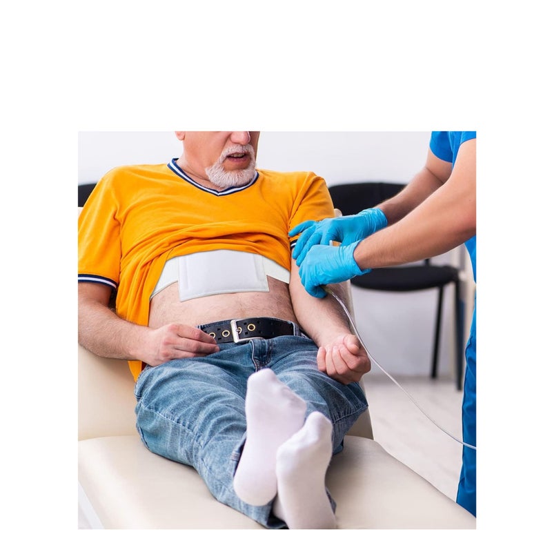 SOLARAE 6 Pcs Feeding Tube Holder Elastic G Tube Holder Belt Comfortable Peg Tube Supplies for Men Women Adults Kids Abdominal Covers Accessories - Image 4