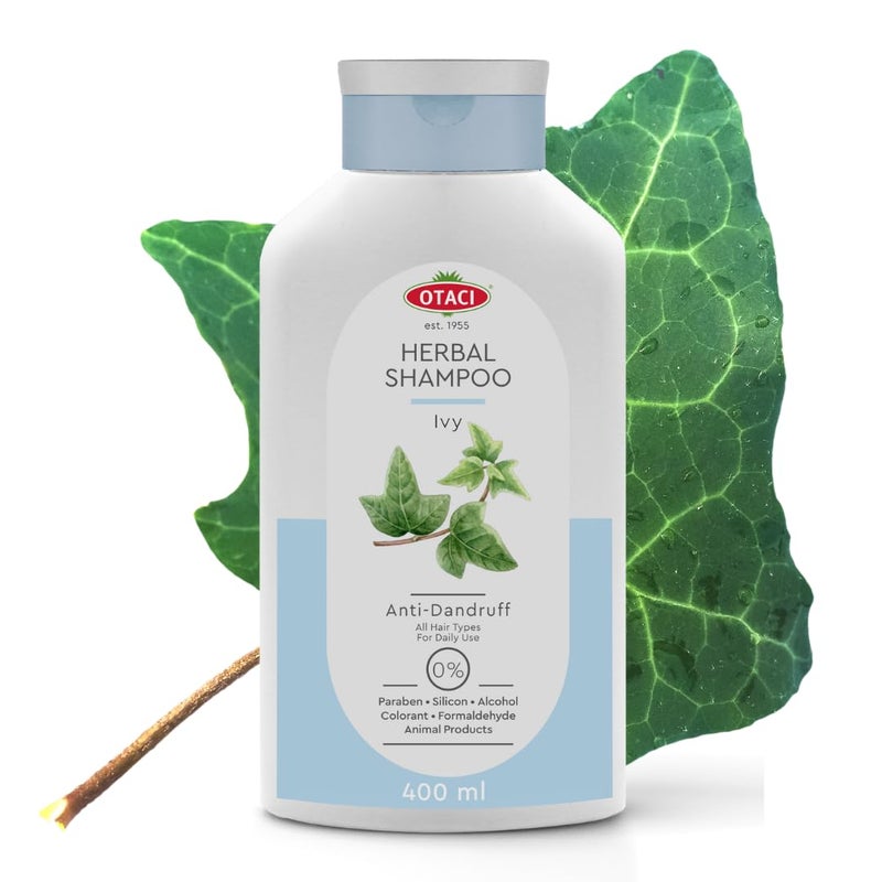OTACI Herbal Shampoo with Ivy for All Hair Types Everyday Use No Paraben No Silicon No Alcohol No Formaldehyde Vegan  Cruelty Free Shampoo 135 Fl Oz