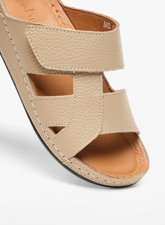 Al Waha Boys Textured Slip-On Arabic Sandals