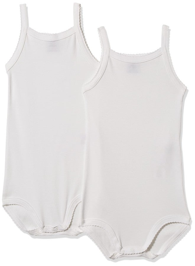 Petit Bateau بيتي باوتو طقم من جسمين للبنات الصغيرات مقاسات 1-36 شهر (مقاس 24 شهر نمط A01T6) - Image 1