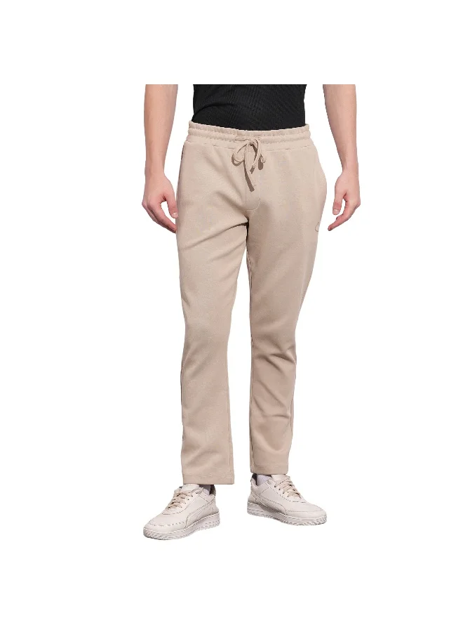 بيينغ هيومان Mens Beige Slim Fit Track Pants