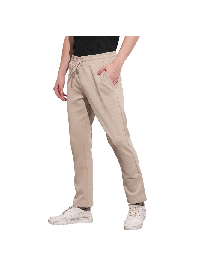 بيينغ هيومان Mens Beige Slim Fit Track Pants