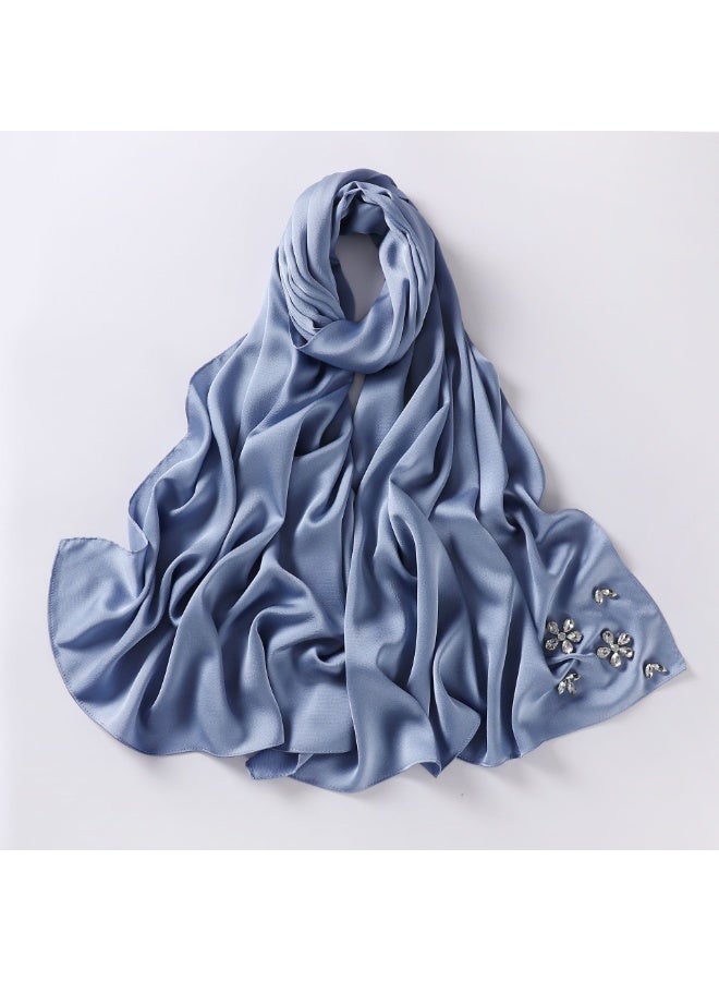 Nariele New Chiffon Handmade Diamond Headscarf - Image 1