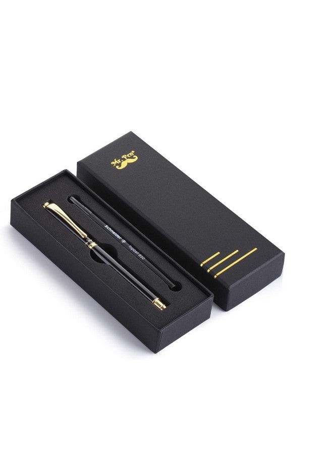 Mr. Pen Luxury Pen, Black Barrel, Black Ink, Fancy Pen, Fancy Pens For Men, Nice Pens For Men, Pen Gift, Writing Pens, Metal Pen, Fancy Pens For Men, Executive Pen, Expensive Pens, Father’S Day Gift - Image 1