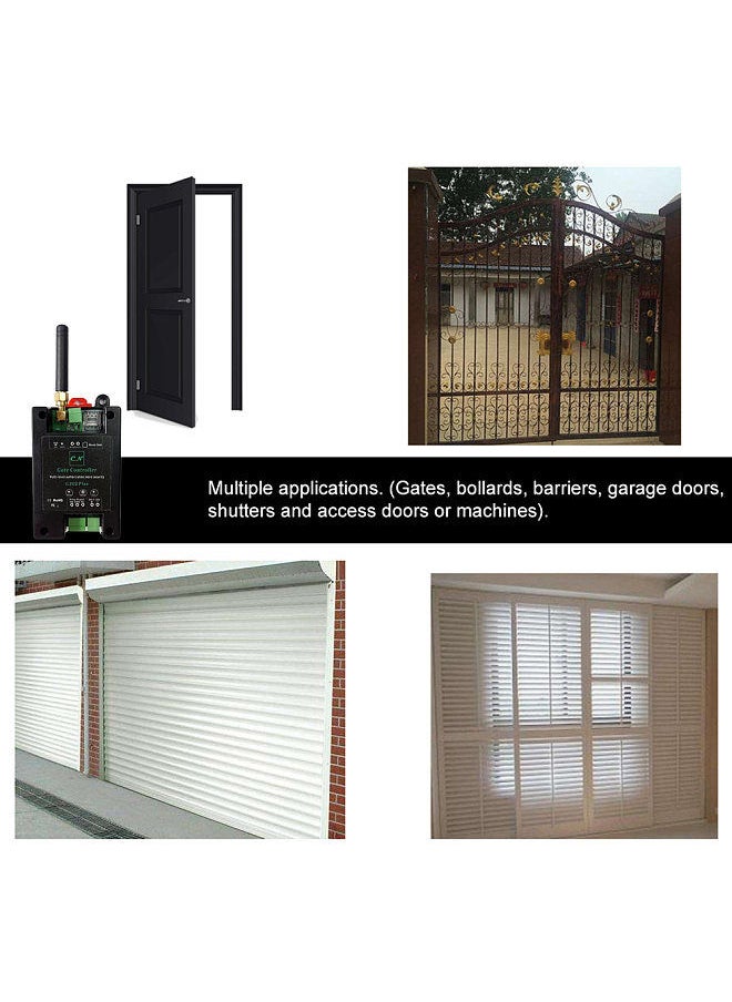 GSM Door Gate Opener Remote On/Off Relay Switch Remote Control Door Access Wireless Door Opener By Free Call SMS Command
