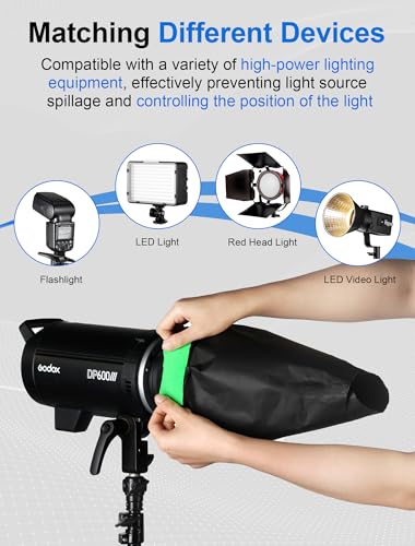 Selens Matte Cinefoil 12inch x 12.5feet Roll, Blcakfoil for Photograph Shaping Light & Masking Light Leaks - Image 5
