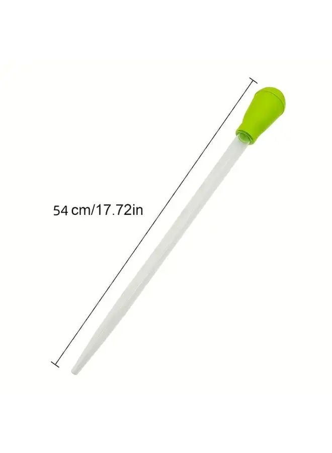 54cm Green Aquarium Siphon Pipette 50ml Capacity Detachable Fish Tank Vacuum Cleaner Tool - Image 1