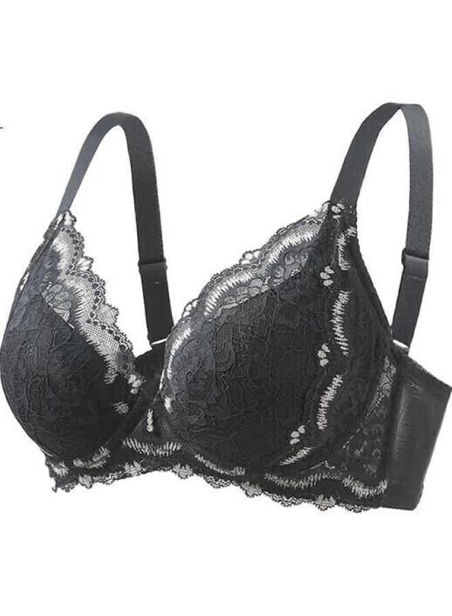 Gujin Women'S Bra For Large Minimizing, Anti-Sagging, Side Support, Full Coverage, Lace Style, Soft Wireless Bra - Image 2