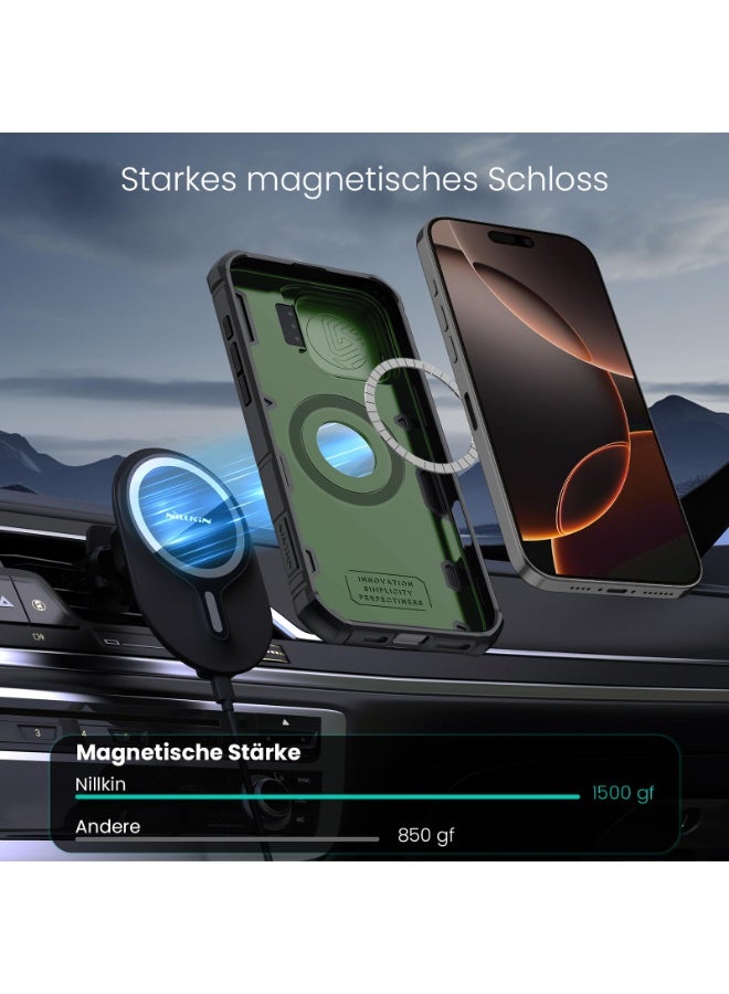 general MagSafe Case for iPhone 16 Pro Max, iPhone 16 Pro Max Stand and Camera Protection Case, Protective Robust Case, Magnetic Mobile Phone Case for iPhone 16 Pro Max 6.9 Inch 2024 - Image 3