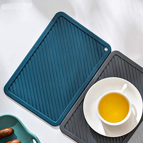 ONICORN Silicone Trivet Mat for Hot Pan and Pot Hot Pads Counter Mat Heat Resistant Table Dish Drying Mat or Placemats, Color Random Mix (2) - Image 3
