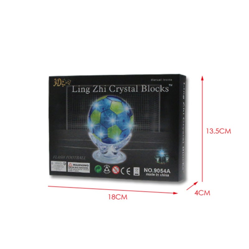 3D Crystal Puzzle: 6.5*8.5 Cm Yellow - Educational Developmental Toy Inspiring Intellectual Potential, Crystal Film Build Block for Home Decor Gift & Thinking Training - Image 5