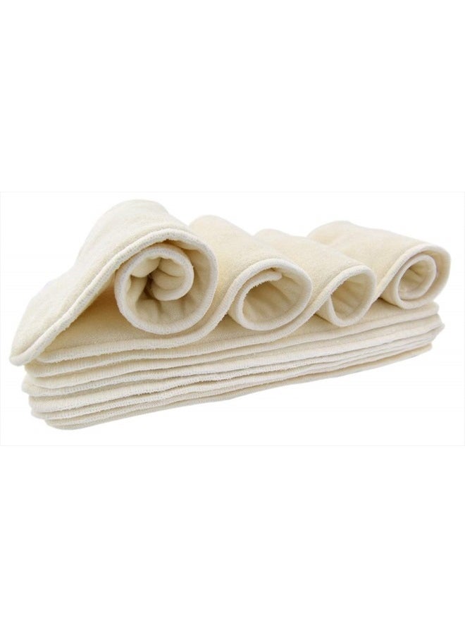 Nora's Nursery Baby Cloth Pocket Diapers Inserts 10 Pack  - Image 1
