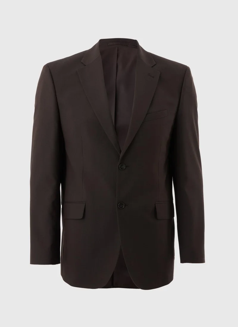 Matalan Taylor & Wright Menton Brown Twill Relaxed Fit Suit Jacket