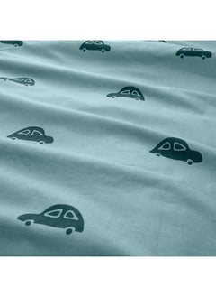 Zaboon Duvet Cover And Pillowcase, Car Pattern/Blue, 150X200/50X80 Cm  - Image 4