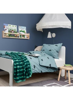 Zaboon Duvet Cover And Pillowcase, Car Pattern/Blue, 150X200/50X80 Cm  - Image 3