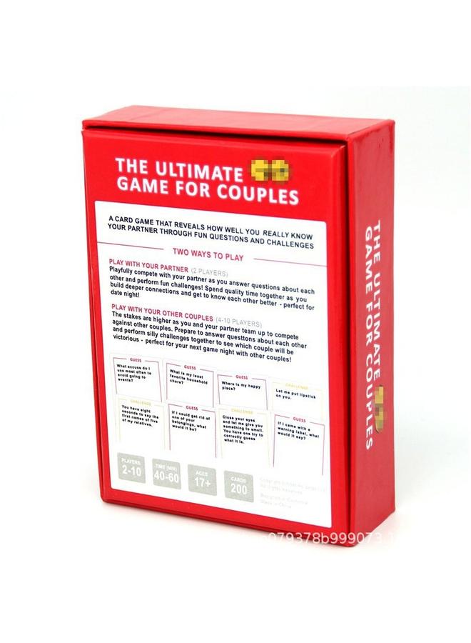 Bluejw In Stock The Ultimate Game For Couples Couple Romantic Date Night Card - Image 4