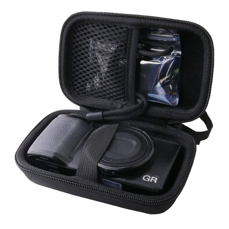 WERJIA Hard EVA Travel Case for Ricoh GR III HDF/GR IIIx/GR III/GR II/GR/GR IIIx HDF Digital Camera (black) - Image 1