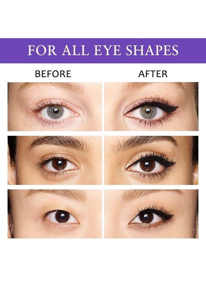 Eyeliner Stamp - iMethod 2 Pens Winged Eyeliner Stamp, Perfect Wing Cat Eye Stamp, Long Lasting Liquid Eye Liner, Waterproof & Smudgeproof Makeup