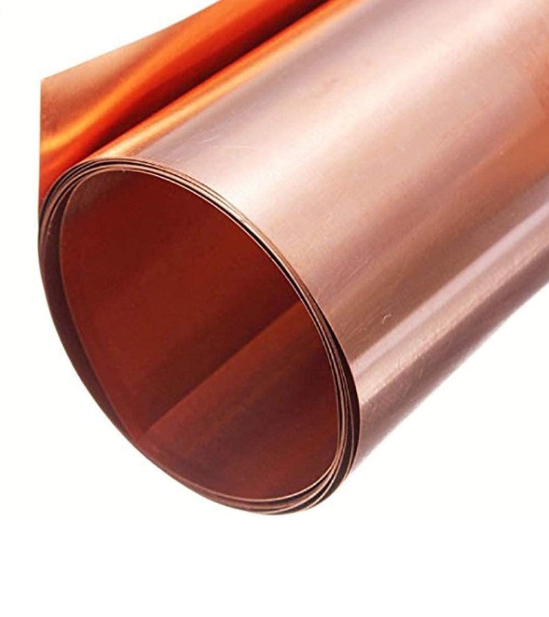 ART IFACT 99.9% Pure Copper Foil/Sheet 1000mm long X 100mm wide (0.1 mm thick) for Art Crafts, Embossing, Vastu, Designing Embossing - Aviation Quality Copper (1 Meter, 0.1mm Thick X 4 Inch wide) - Image 4