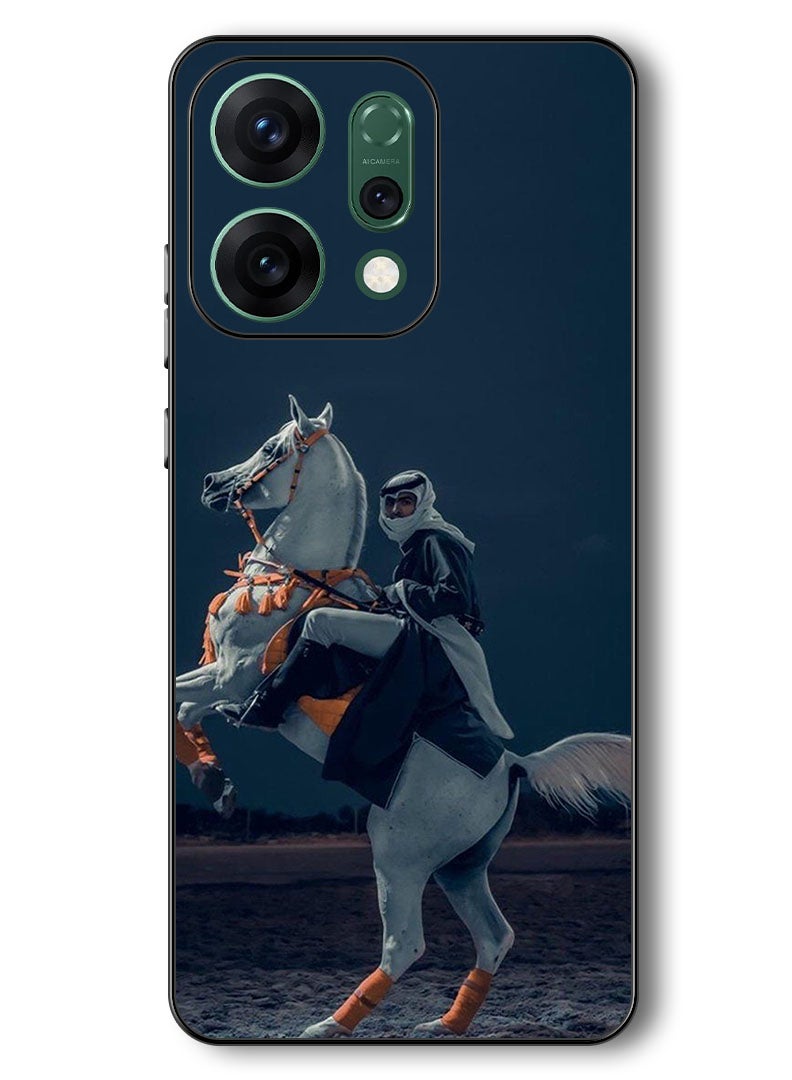 Theodor Case Compatible with Oppo Reno 14 6.59 Inch Protection Shockproof Bumper Cover Horse - Image 1
