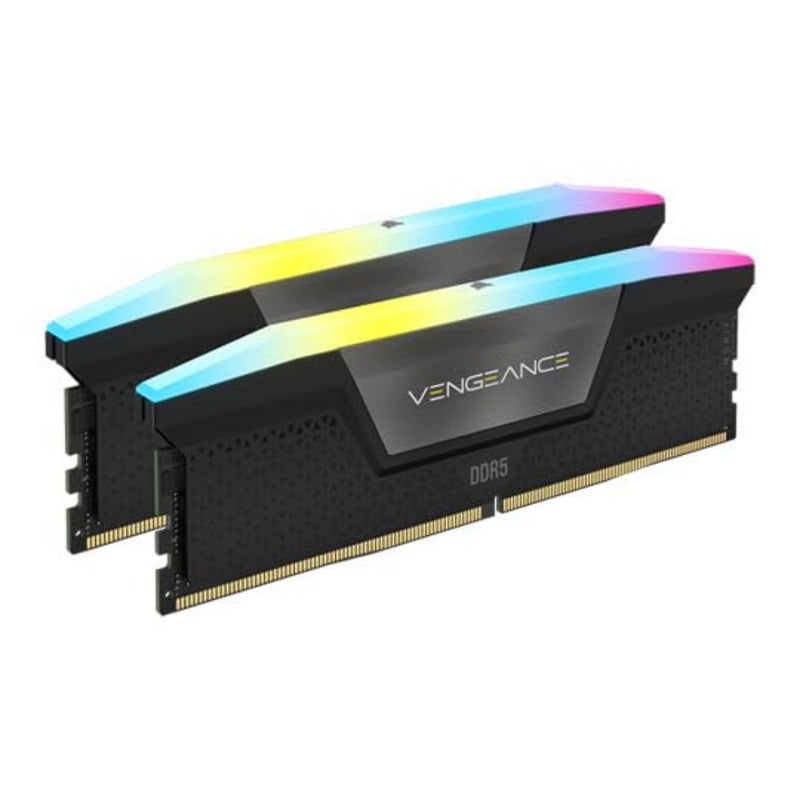 VENGEANCE RGB DDR5 RAM 64GB 2x32GB 6000MHz CL40-50-50-96 1.35V Intel XMP 3.0 Computer Memory Black (CMH64GX5M2D6000C40) Gaming Memory for Desktops, Compatible with Intel XMP 3.0, CL40, Black, CMH64GX5M2D6000C40 - Image 5