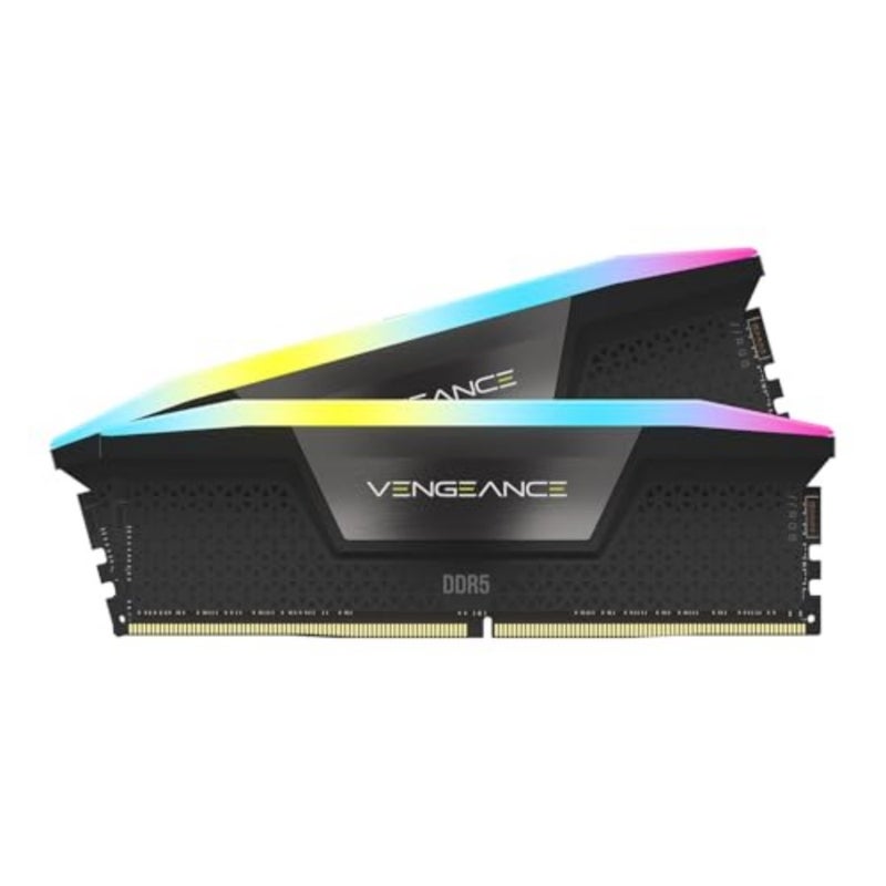 VENGEANCE RGB DDR5 RAM 64GB 2x32GB 6000MHz CL40-50-50-96 1.35V Intel XMP 3.0 Computer Memory Black (CMH64GX5M2D6000C40) Gaming Memory for Desktops, Compatible with Intel XMP 3.0, CL40, Black, CMH64GX5M2D6000C40 - Image 4