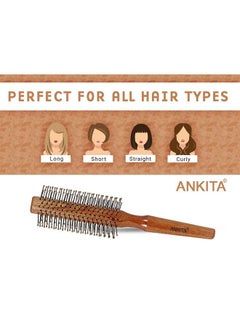 Ankita Hair Brush With Nylon Bristle Allpurpose (B7) By Chhavi Creation  - Image 4