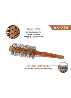 Ankita Hair Brush With Nylon Bristle Allpurpose (B7) By Chhavi Creation  - Image 3