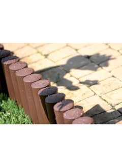 Prosperplast Palisada Garden Edge Fence Brown 235 x 25 cm IPALPLUS-R222  - Image 3