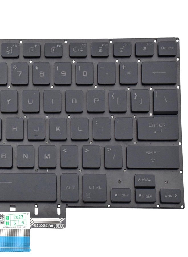 صن مول لوحة مفاتيح بديلة من SUNMALL متوافقة مع أجهزة Asus ROG Zephyrus G15 2021 G15 GA503 GA503Q GA503QR GA503QS بإضاءة خلفية وتصميم أمريكي - أسود - Image 5