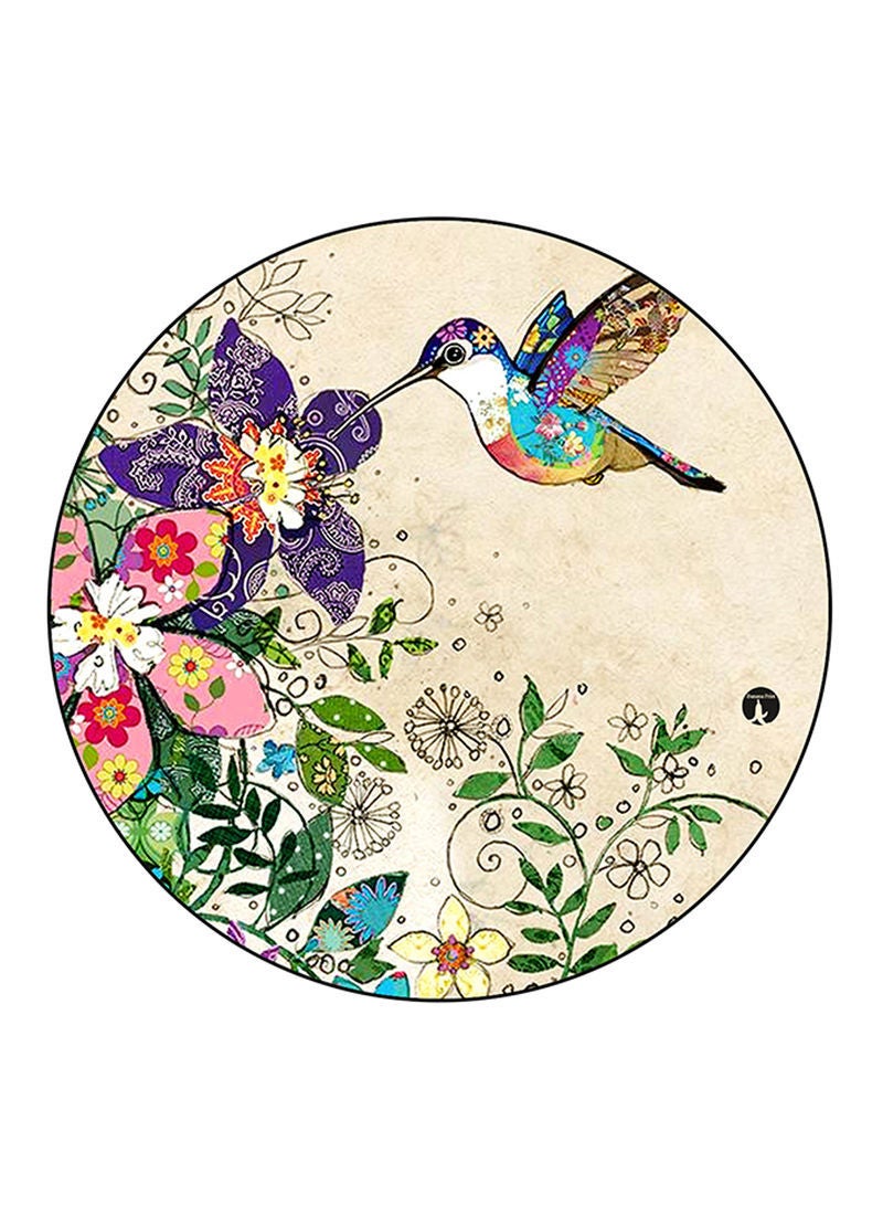 RKN Bird Printed Mouse Pad  Multicolour