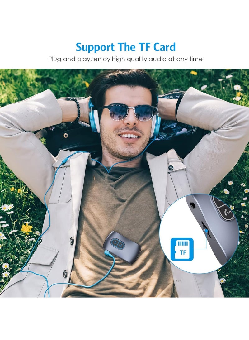 Car BT receiver,  Tour Car BT Receiver 3.5mm Aux Out, Journey AUX BT audio receiver/transmitter, Aux to Bluetooth 5.1 Adapter 3.5mm Bluetooth Receiver - Image 3