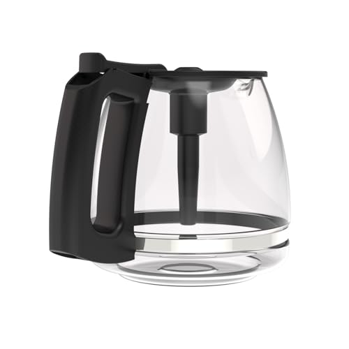 CUPALL Replacement Coffee Carafe for Black and Decker 12-CUP Coffee Maker, Black Handle - Image 1