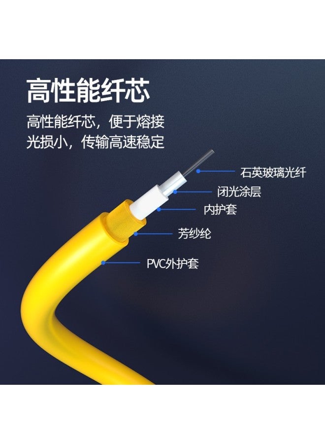 Nokoxin 3-meter Telecom-grade Single-mode Single-core Fiber Optic Patch Cable, Indoor Fiber Optic Extension Cord, Optical Transceiver Tail Fiber, Supports Customized Length, Upc Connector Lc-lc - Image 2