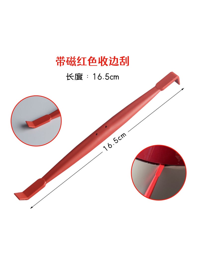 Generic Color-changing film edge scraper with magnetic plug edge small scraper car tool suit gap treatment edge closing 7-piece set XDC Red Edge Tedge Tool [with Magnet]] 