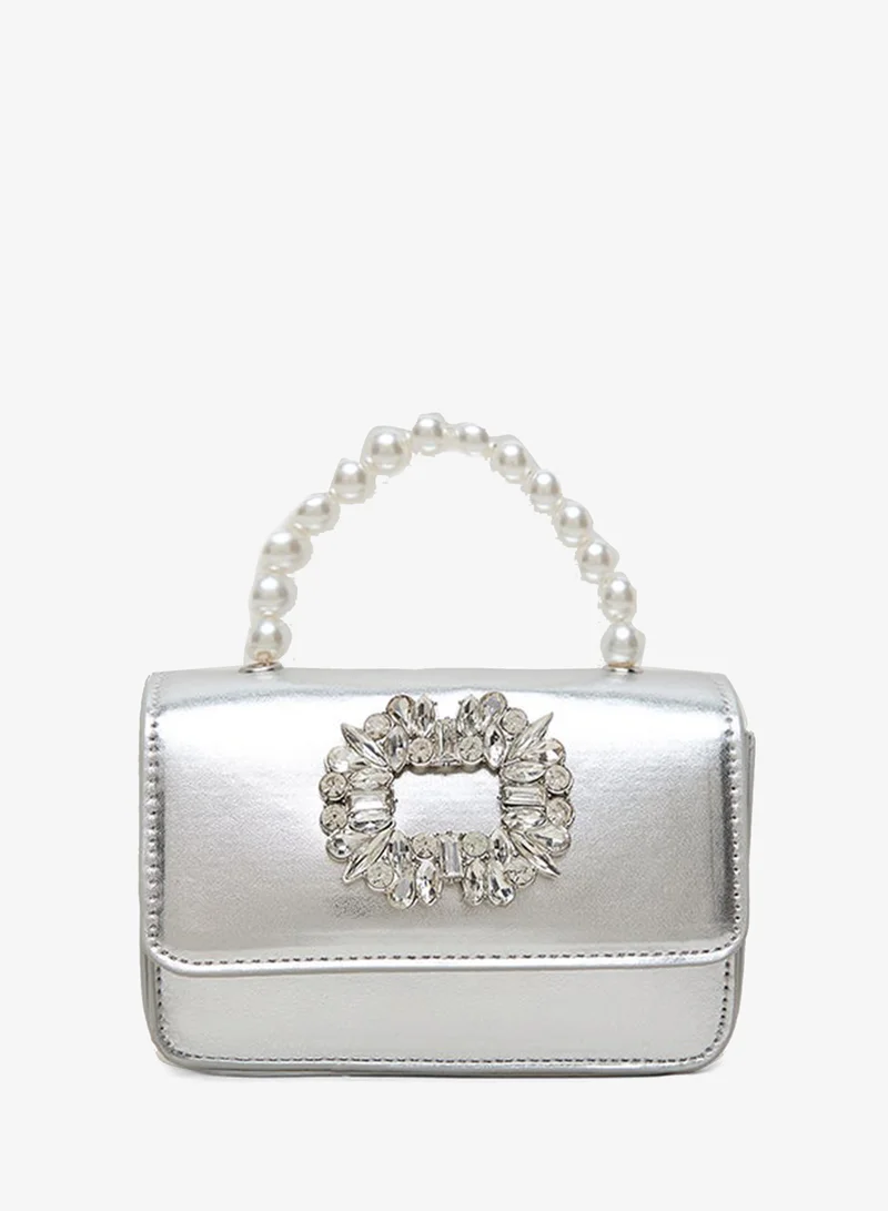 أر أند بي Brooch Top Handle Bag