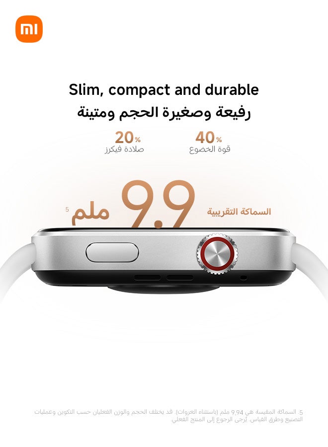 Xiaomi Redmi Watch 6, Smart Watch for Men Women, 2.07'' AMOLED Fitness Watch with Heart rate/Sleep/Stress Tracking, Activity Tracker with 150+ Sports modes, 24 days battery life, 5ATM, GPS, Android™ & iOS Obsidian Black - Image 4