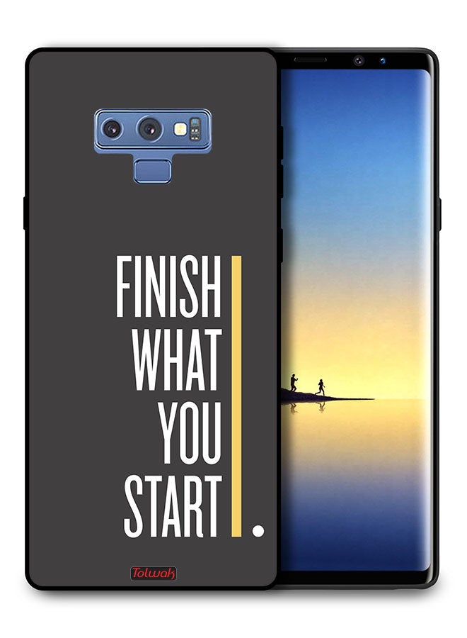 Tolwak Samsung Galaxy Note 9 Protective Case Cover Finish What You Start - Image 1