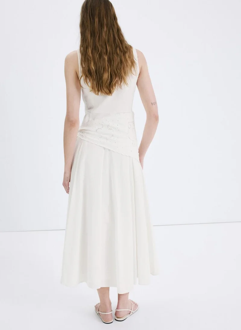 MANGO Handkerchief A-Line Dress