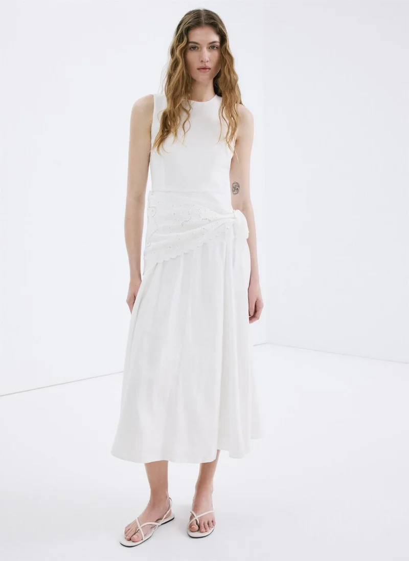 MANGO Handkerchief A-Line Dress