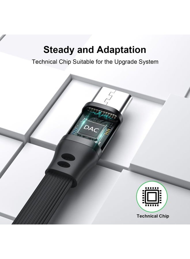 COOYA Retractable USB C Cable, Type C Cable 3.3FT USB C to USB A Fast Charging & Data Syncing Cable,USB Type C Charger Cable Cord for Samsung S10 Plus Note 8 A20 A51, LG Stylo 5 V20 G6, Moto Z Force - Image 3