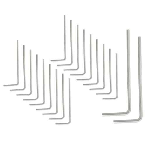 Luomorgo 20 Pcs 2mm/3/32 Inch Allen Wrench, L Shaped Hex Key Wrench, Heavy Duty Steel Hexagon Wrench Tool for Repairing, Installation - Image 1