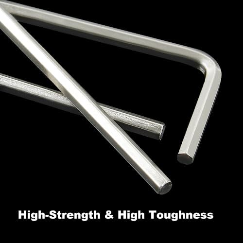 Luomorgo 20 Pcs 2mm/3/32 Inch Allen Wrench, L Shaped Hex Key Wrench, Heavy Duty Steel Hexagon Wrench Tool for Repairing, Installation - Image 3