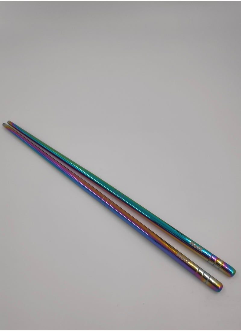 هيف عود طعام قوس قزح معدني  - Image 1