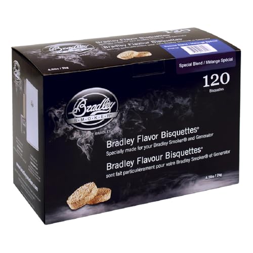 Bradley Smoker Bisquettes for Grilling and BBQ, Special Blend, 120 Pack - Image 1